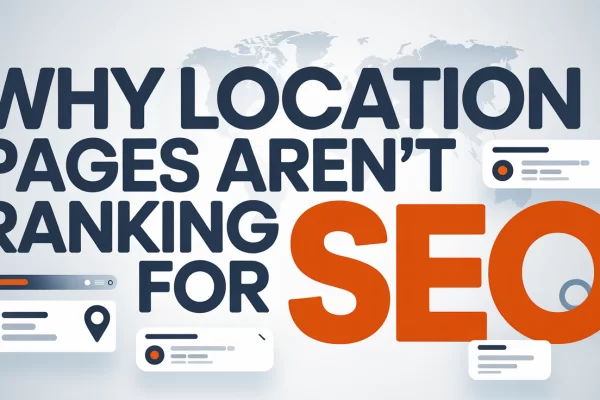 Why Location Pages Aren't Ranking for SEO