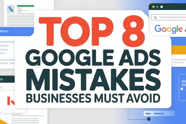TOP 8 GOOGLE ADS MISTAKES BUSINESSES MUST AVOID