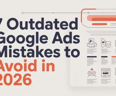 7 Outdated Google Ads Mistakes to Avoid in 2026